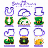 St. Patrick's Day Cookie Cutter Set – 6-Piece Irish Holiday Collection – 4.5 Inch