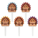 Thanksgiving Turkeys Deco Pics 12CT