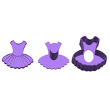 Ballerina Dress Cake Pop Mold W Embosser