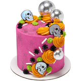Metallic Skull Cupcake Rings 12 Count