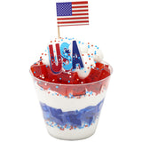 American Flag  Pics Cupcake Decoration