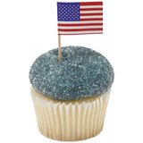 American Flag  Pics Cupcake Decoration