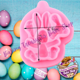 RABBIT WITH CARROT SILICONE MOLD