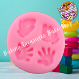 Baby Handprints & Footprints Silicone Mold  #2