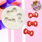 Mini  Bow Trio silicone mold