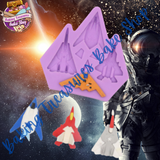 SPACE FORCE SHIPS Silicone Mold - 4 Unique Designs - 2in X 1 1/4in - Food Grade