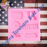 Hero Military Theme  Silicone Mold