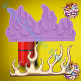 Flame Fire  Silicone  Mold