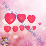 Heart Gem  Silicone Molds (9 CT SET)