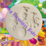 Pooh and Friends Silicone Mold