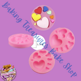 Hearts Assorted  Silicone Mold