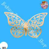 3D Gold Butterfly Wall Decor Styles Butterfly
