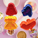Fashion 4 PC  PLUNGERS cookie cutters