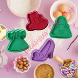 Fashion 4 PC  PLUNGERS cookie cutters