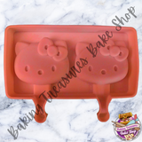 Cute Cat Popsicle  Silicone Mold