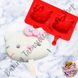 Cute Cat Popsicle  Silicone Mold