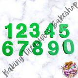 Numbers Large silicone mold