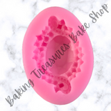 Pendent with gem Silicone mold