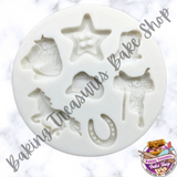 Cowboy Themed Silicone Mold