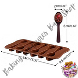 Chocolate Spoon Silicone Mold – Mini Dessert Spoon Mold