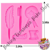 Graduation Medal And Diploma Silicone Mold