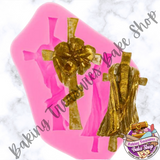 Cross Duo Silicone  Mold #1