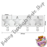 Star Popsicle Silicone Mold