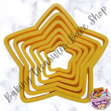 Star 6 pcs Shaped Cookie Cutters