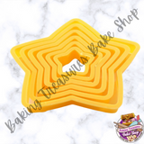 Star 6 pcs Shaped Cookie Cutters