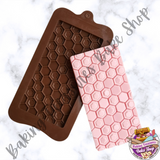 Chocolate Bar Silicone Mold -  Honeycomb