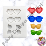 Sunglasses 4 Cavity Silicone Mold