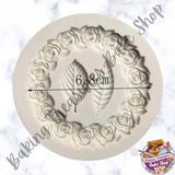 Rose Flower Wreath Silicone Mold