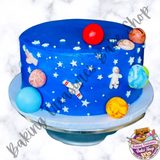 Space Series Astronaut Satellite Silicone