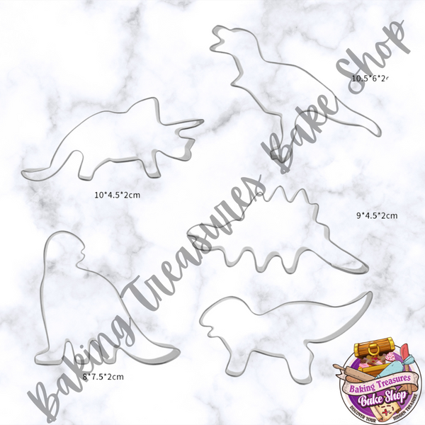 DINO COOKIE CUTTER 5 pc