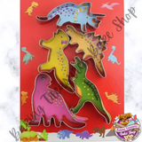DINO COOKIE CUTTER 5 pc