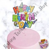 Happy Birthday Cake Topper*