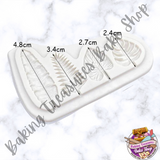 Leather leaf and filler flower Silicone Mold