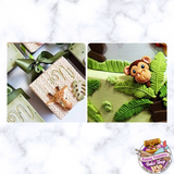 Leather leaf and filler flower Silicone Mold