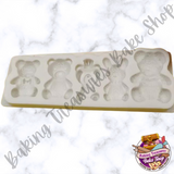 Teddy Team Silicone Mold