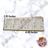 Teddy Team Silicone Mold