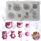 Cartoon Bear silicone molds