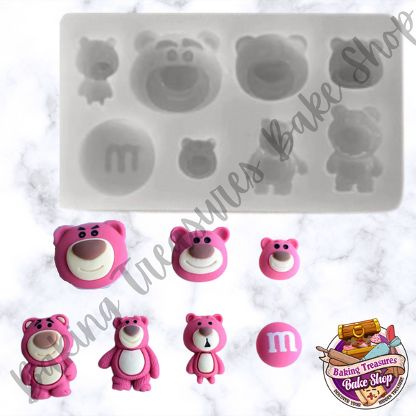 Cartoon Bear silicone molds