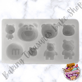 Cartoon Bear silicone molds