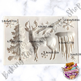 Reindeer Christmas Silicone Mold