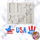 4th Of July Silicone Mold