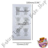 Bear Sisters Silicone Mold