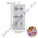 Bear with Scarf Silicone Mold