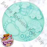 Baby Boys Little Toys Silicone Mold