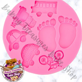 Baby Boys Little Toys Silicone Mold