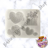 Valentine's Hearts, Gift and Kiss